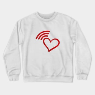 HEART WIFI Crewneck Sweatshirt